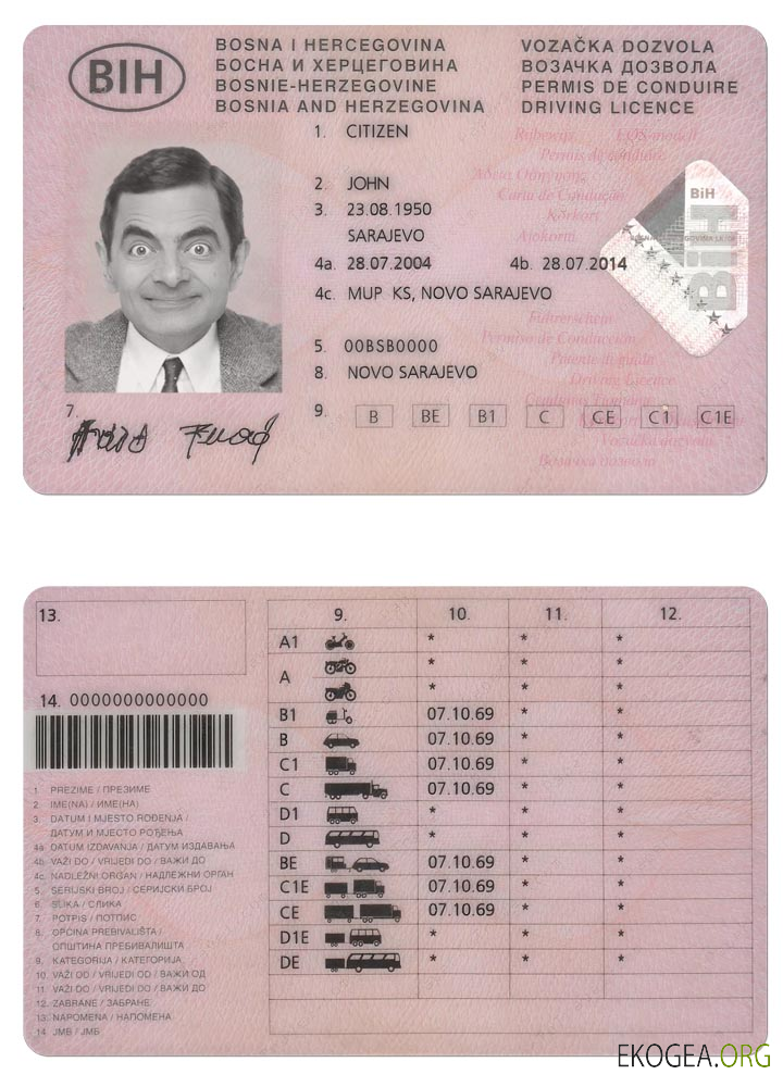 Bosnia And herzegovina template